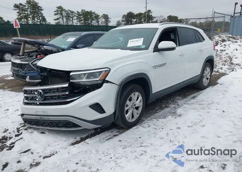 2020 Volkswagen Atlas Cross Sport 2.0T S из США, поврежденный, VIN 1V2GC2CA6LC213400